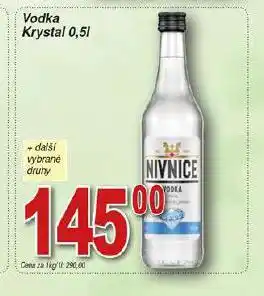 Hruška Vodka krystal nabídka