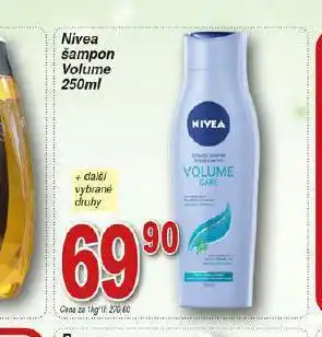 Hruška Nivea šampon nabídka