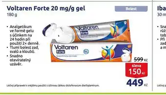 Benu Voltaren forte gel nabídka