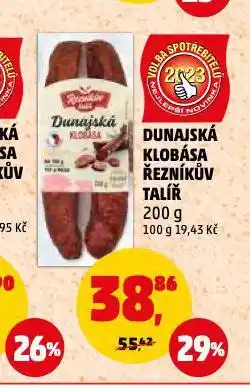 Penny Market Dunajská klobása nabídka