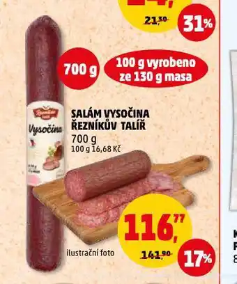 Penny Market Salám vysočina nabídka