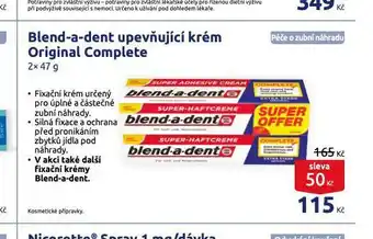 Benu Blend a dent upevňující krém original complete nabídka