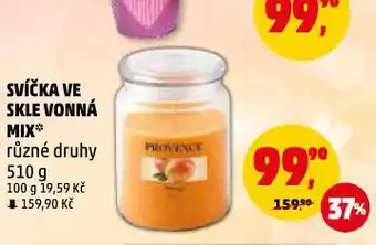 Penny Market Svíčka ve skle vonná nabídka