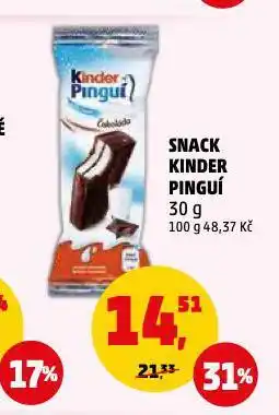 Penny Market Snack kinder pinguí nabídka
