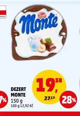 Penny Market Dezert monte nabídka