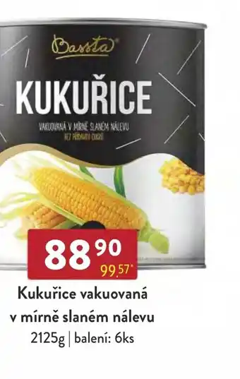 Qanto Kukuřice vakuovaná v mírně slaném nálevu nabídka