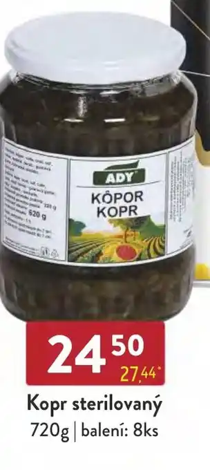 Qanto Kopr sterilovaný nabídka