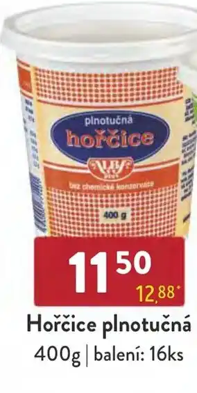 Qanto Hořčice plnotučná nabídka