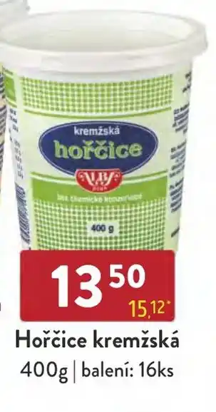 Qanto Hořčice kremžská nabídka