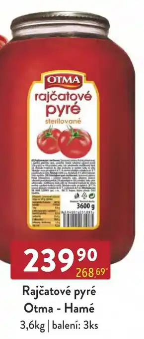 Qanto Rajčatové pyré Otma - Hamé nabídka
