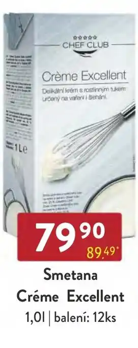 Qanto Smetana Créme Excellent nabídka