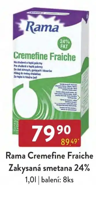 Qanto Rama Cremefine Fraiche Zakysaná smetana 24% nabídka