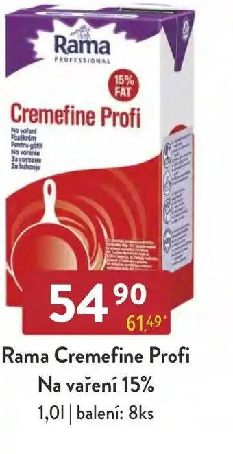 Qanto Rama Cremefine Profi Na vaření 15% nabídka