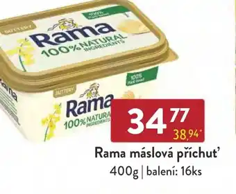 Qanto Rama máslová příchut' nabídka