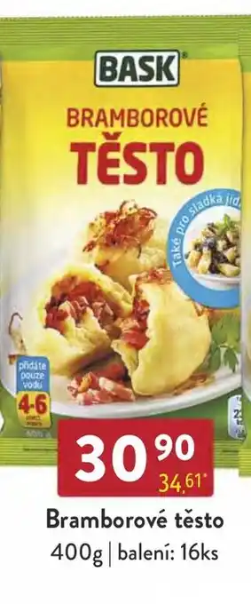 Qanto Bramborové těsto nabídka