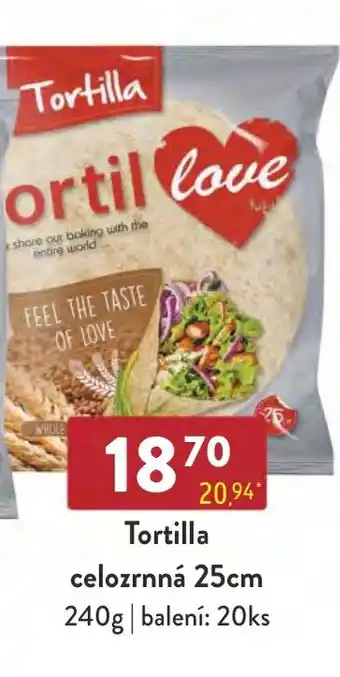 Qanto Tortilla celozrnná 25cm nabídka