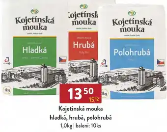 Kojetínská mouka hladká, hrubá, polohrubá