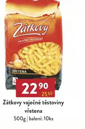 Qanto Zátkovy vaječné těstoviny vřetena nabídka