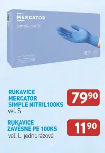 Qanto RUKAVICE ZÁVĚSNÉ PE 100KS nabídka