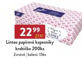 Qanto Linteo papírové kapesníky krabička 200ks nabídka