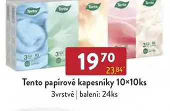 Qanto Tento papírové kapesníky 10x10ks nabídka