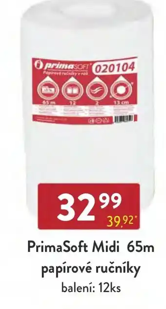 Qanto PrimaSoft Midi 65m papírové ručníky nabídka