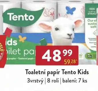 Qanto Toaletní papír Tento Kids nabídka