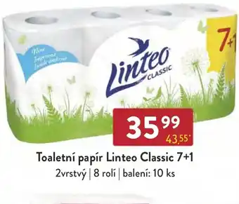 Qanto Toaletní papír Linteo Classic 7+1 nabídka