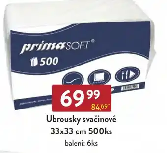 Qanto Ubrousky svačinové 33x33 cm 500ks nabídka