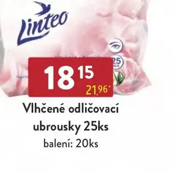 Qanto Vlhčené odličovací ubrousky 25ks nabídka