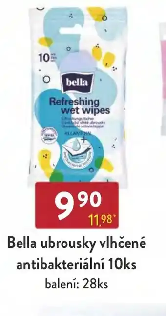 Qanto Bella ubrousky vlhčené antibakteriální 10ks nabídka