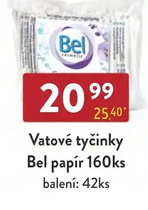 Qanto Vatové tyčinky Bel papír 160ks nabídka