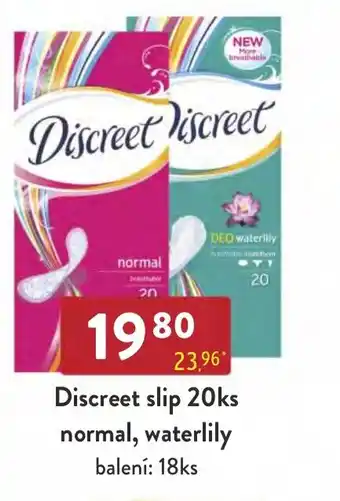 Qanto Discreet slip 20ks normal, waterlily nabídka