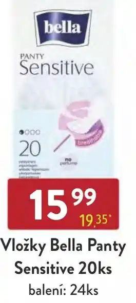 Qanto Vložky Bella Panty Sensitive 20ks nabídka