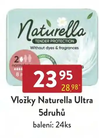 Qanto Vložky Naturella Ultra 5druhů nabídka