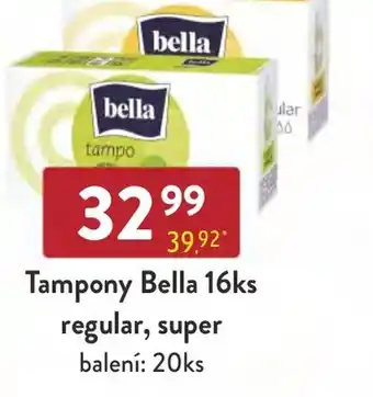 Qanto Tampony Bella 16ks regular, super nabídka