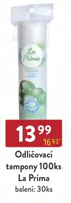 Qanto Odličovací tampony 100ks La Prima nabídka