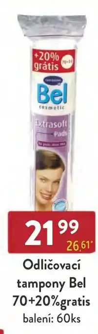 Qanto Odličovací tampony Bel 70+20%gratis nabídka