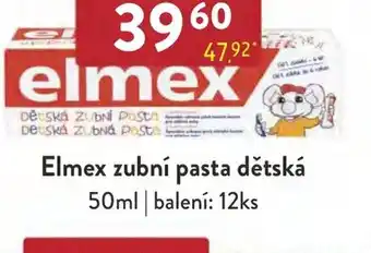 Qanto Elmex zubní pasta dětská nabídka