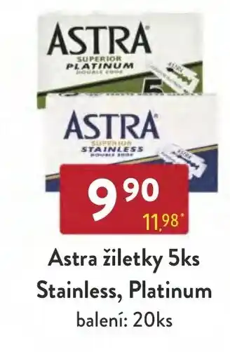 Qanto Astra žiletky 5ks Stainless, Platinum nabídka