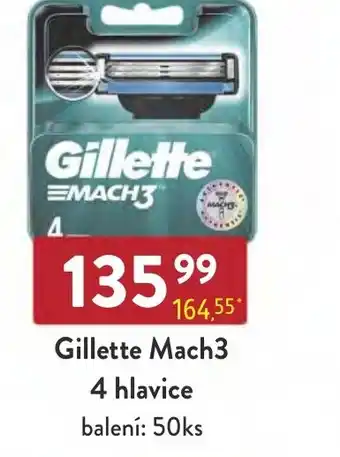 Qanto Gillette Mach3 4 hlavice nabídka