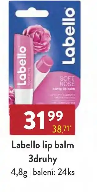 Qanto Labello lip balm 3druhy nabídka