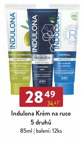 Qanto Indulona Krém na ruce 5 druhů nabídka