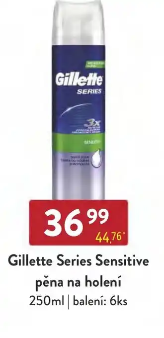 Qanto Gillette Series Sensitive pěna na holení nabídka