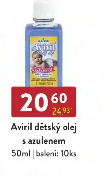 Qanto Aviril dětský olej s azulenem 50ml nabídka