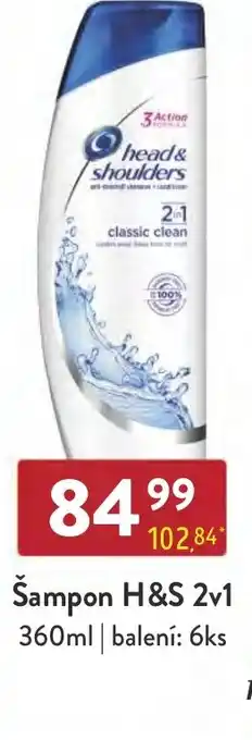 Qanto Šampon H&S 2v1 nabídka