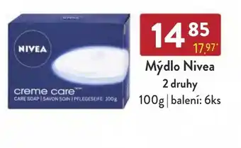 Qanto Mýdlo Nivea 2 druhy nabídka