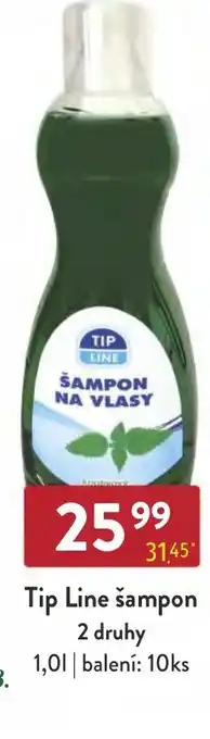 Qanto Tip Line šampon 2 druhy nabídka