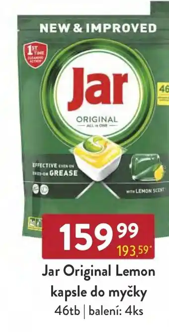 Qanto Jar Original Lemon kapsle do myčky 46tb nabídka