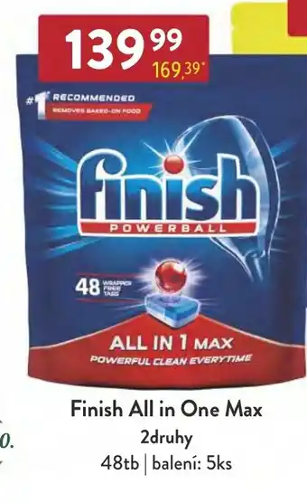 Qanto Finish All in One Max 2druhy nabídka